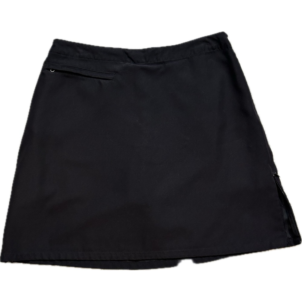 Patagonia Duway Skirt Built-in Shorts Pocket Size 8 Black Hiking Athletic 58610